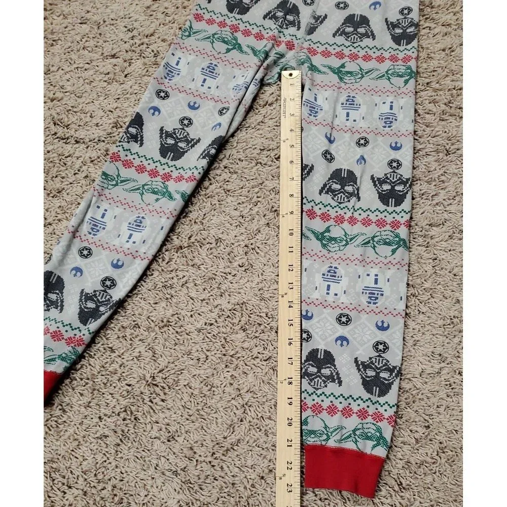 Hanna‎ Andersson Boys Pajama Pants 140 US 10 Organic Cotton Christmas Star Wars